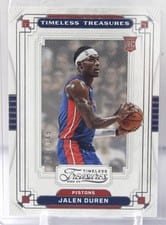 2022-23 Panini Chronicles Base Set Jalen Duren #347 card