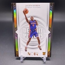 2022-23 Panini Noir Base Set Jalen Duren #157 card
