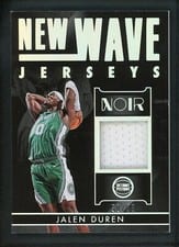 2022-23 Panini Noir New Wave Jerseys Jalen Duren #NWJ-JLD card