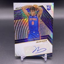 2022-23 Panini Revolution Rookie Autographs Jalen Duren #RA-JLD card