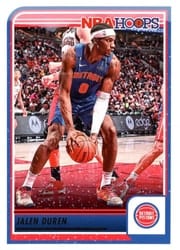 2023-24 Hoops Winter Base Set Jalen Duren #92 card