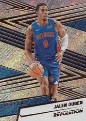 2024-25 Panini Revolution Base Set Jalen Duren #47 card