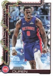 2025-26 Topps Holiday Base Set Jalen Duren #H33 card