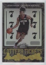 2021-22 Panini Contenders Optic Lottery Ticket Jalen Green #2 card
