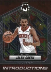 2021-22 Panini Mosaic Introductions Jalen Green #1 card