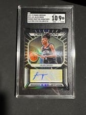 2021-22 Panini Obsidian Rookie Eruption Signatures Jalen Green #RES-JLG card