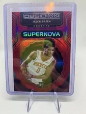 2021-22 Panini Obsidian Supernova Jalen Green #10 card