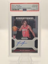 2021-22 Panini Prizm Sensational Signatures Jalen Green #SS-JGR
