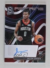 2021-22 Panini Spectra Aspiring Autographs Jalen Green #AA-JGR card
