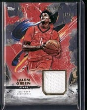 2024-25 Topps Inception Relic Cards Jalen Green #REC-JG card