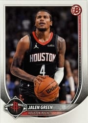 2025-26 Bowman Base Set Jalen Green #199 card