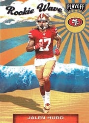 2019 Panini Playoff Rookie Wave Jalen Hurd #27 card