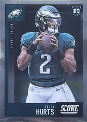 2020 Panini Chronicles 2020 Score Update Rookies Signatures Jalen Hurts #457 card