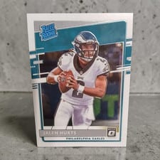2020 Panini Donruss Optic Jalen Hurts #164 card