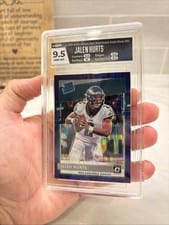 2020 Panini Donruss Optic Jalen Hurts Purple Shock #164 card
