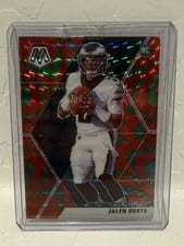 2020 Panini Mosaic Jalen Hurts Reactive Green #222 card