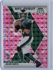 2020 Panini Mosaic Jalen Hurts Pink #265 card