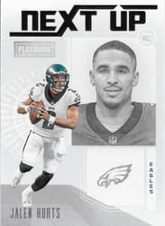 2020 Panini Playbook Next Up Jalen Hurts #NU-12 card