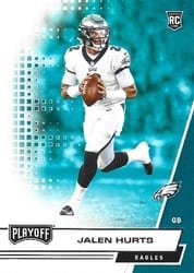 2020 Panini Playoff Base Set Jalen Hurts #214 card