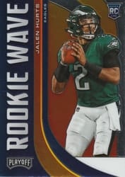 2020 Panini Playoff Rookie Wave Jalen Hurts #RW-22 card