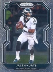 2020 Panini Prizm Base Set Jalen Hurts #343 card