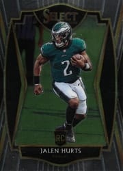 2020 Panini Select Base Set Jalen Hurts #150 card