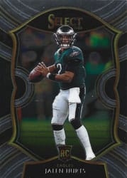 2020 Panini Select Base Set Jalen Hurts #50 card