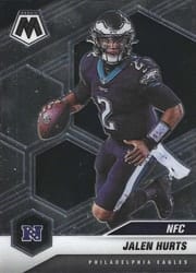 2021 Panini Mosaic Base Set Jalen Hurts #208 card