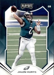 2021 Panini Playoff Base Set Jalen Hurts #113 card