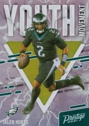 2021 Panini Prestige Youth Movement Jalen Hurts #YM-16 card