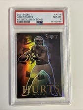 2021 Panini Select Artistic Selections Jalen Hurts #AS-18 card