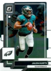 2022 Donruss Optic Base Set Jalen Hurts #157 card