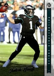 2022 Panini Luminance Base Set Jalen Hurts #58 card