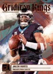 2023 Donruss Gridiron Kings Jalen Hurts #GK-14 card