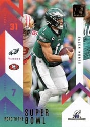 2023 Donruss Road to the Super Bowl Conference Championship Jalen Hurts #RTSBCC-JH card