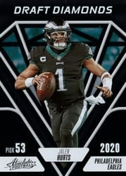 2023 Panini Absolute Draft Diamonds Jalen Hurts #DD-7 card
