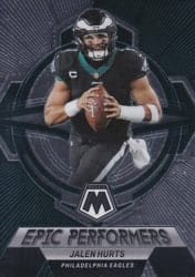 2023 Panini Mosaic Epic Performers Jalen Hurts #EP-JHT card