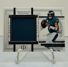 2023 Panini National Treasures Tremendous Treasures Jalen Hurts #TRE-JHS card