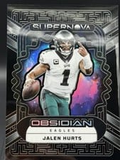 2023 Panini Obsidian Supernova Jalen Hurts #7 card