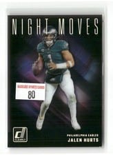 2024 Clearly Donruss Night Moves Jalen Hurts #14 card