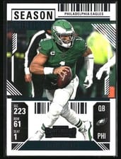 2024 Panini Contenders Jalen Hurts Season Ticket #79 card