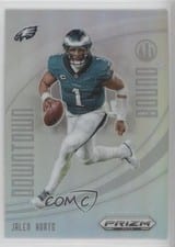 2024 Panini Prizm Deca Downtown Bound Jalen Hurts #18 card