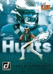 2025 Donruss Super Bowl MVP Jalen Hurts #1 card