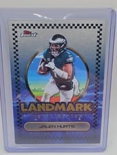 2025 Finest Landmark Metal Series Jalen Hurts #LMS-12 card