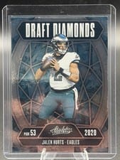 2025 Panini Absolute Draft Diamonds Jalen Hurts #DD-JHS card