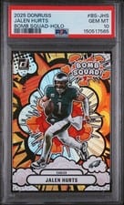 2025 Panini Donruss Bomb Squad Jalen Hurts #BS-JHS card