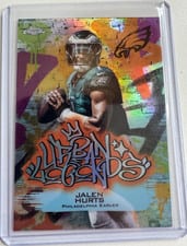 2025 Topps Chrome Urban Legends Jalen Hurts #UL-12 card