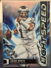 2025 Topps Cosmic Chrome Light Speed Jalen Hurts #LS-9 card