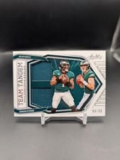 2022 Panini Absolute Team Tandem Materials Jalen Hurts / Carson Strong #TT-JC card
