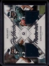 2024 Panini Luminance Reflected Materials Jalen Hurts / Donovan McNabb #RM-PHL card